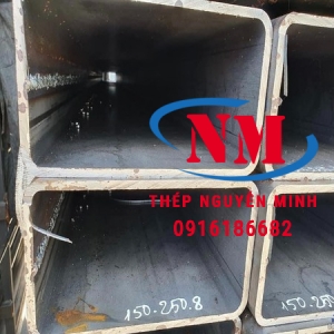 Thép hộp 150x250x8Ly/mm/li mác Q235B