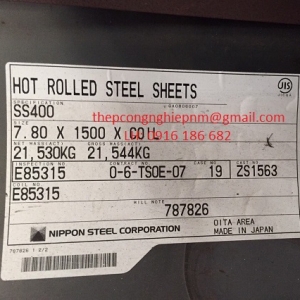 thép tấm SS400 dày 4mm/4ly, 5mm/5ly, 6mm/6ly, 8mm/8ly, 10mm/10ly, 12mm/12ly, 16mm/16ly, 18mm/18ly....