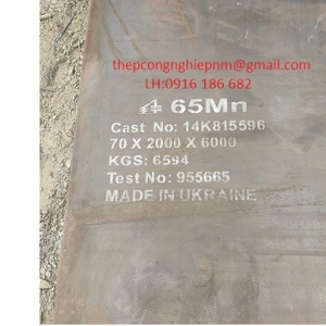 Thép tấm 65Mn, thép tấm nhập khẩu