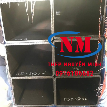Thép hộp 150x250x6Ly/mm/li mác Q235B