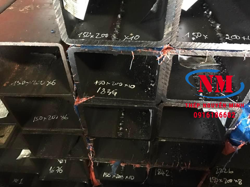 Thép hộp chữ nhật 150x250 dày 4ly/ 4.5ly/ 5ly/ 6ly/ 8ly/ 10ly/ 12ly/ 14ly/ 15ly