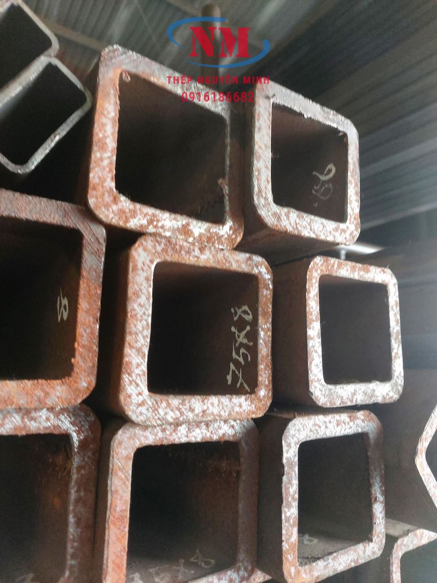 Thép hộp 75x75 dày 2ly, 2.3ly, 2.5ly, 3ly, 3.5ly, 4ly, 4.5ly, 5ly, 6ly - THÉP NGUYỄN MINH