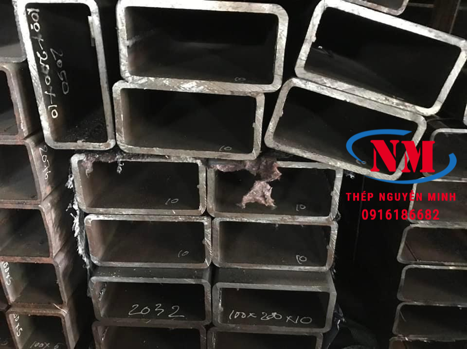 THÉP HỘP 100X200X10 MÁC THÉP Q355B