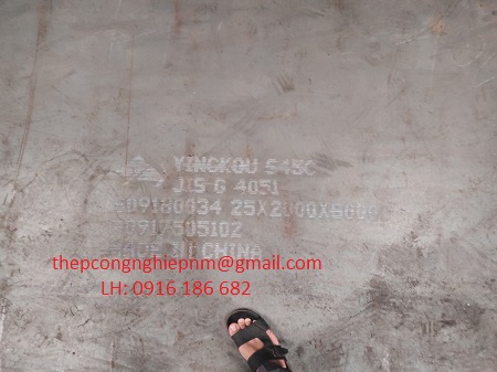 thép tấm c45 25mm