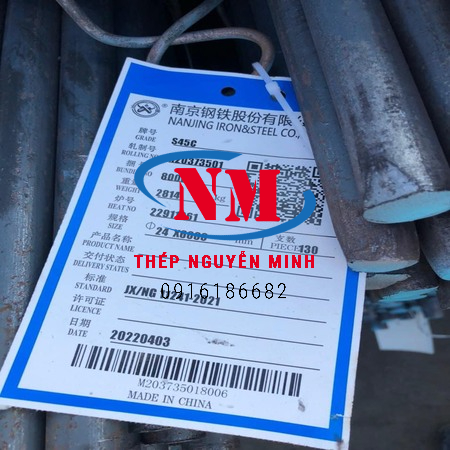 THÉP TRÒN ĐẶC C45 (S45C) phi 54