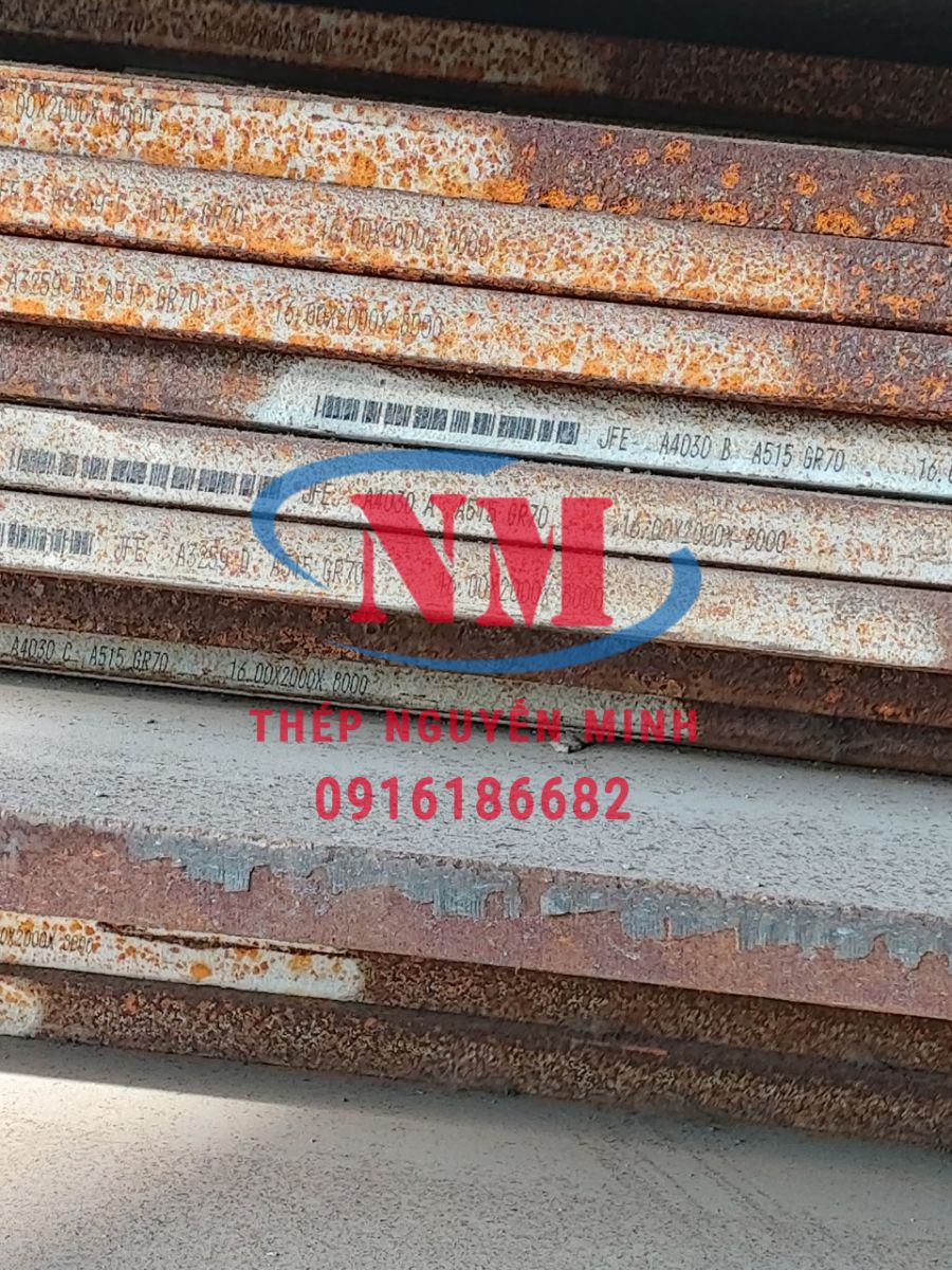 THÉP TẤM ASTM A515 GR 50 DÀY 55MM/55LY