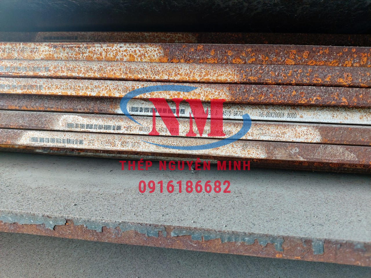 THÉP TẤM ASTM A515 GR 50 DÀY 60MM/60LY