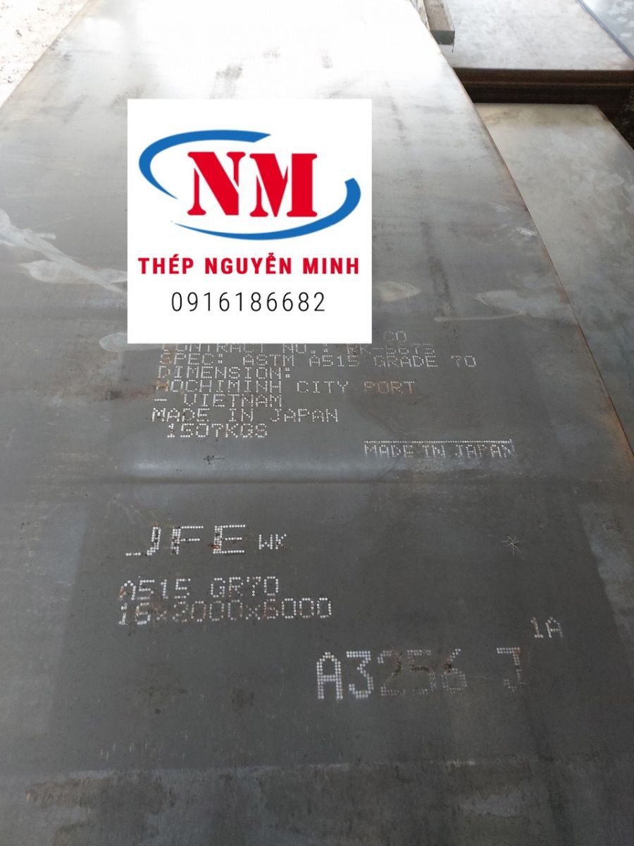 THÉP TẤM ASTM A515 GR 50 DÀY 20MM/20LY