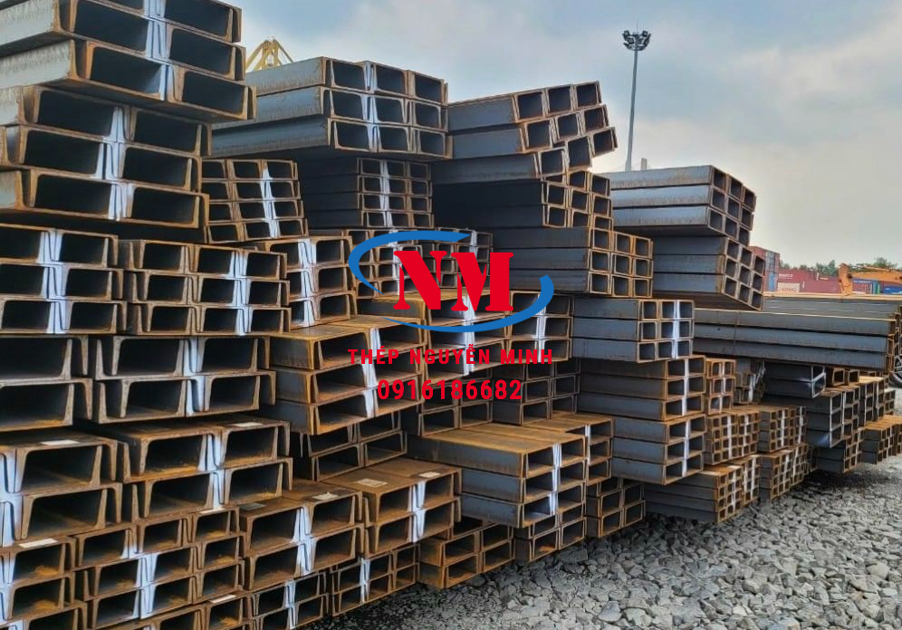 THÉP XÀ GỒ U140, U150, U160, U180, U200, U250, U300, U380, U400 TIÊU CHUẨN SS400