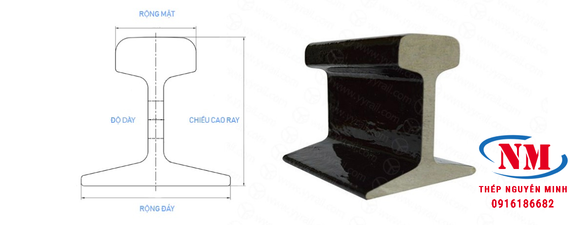 THÉP RAY TÀU P11 / RAY P11 - SẮT THÉP NGUYỄN MINH