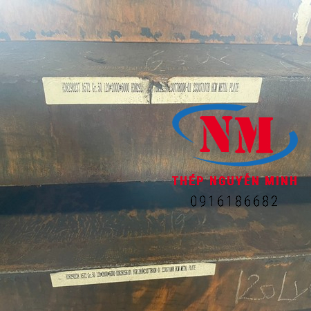 THÉP TẤM A572 GR.50 DÀY 120LY - 130LY - 140LY - 150LY - 160LY - 170LY