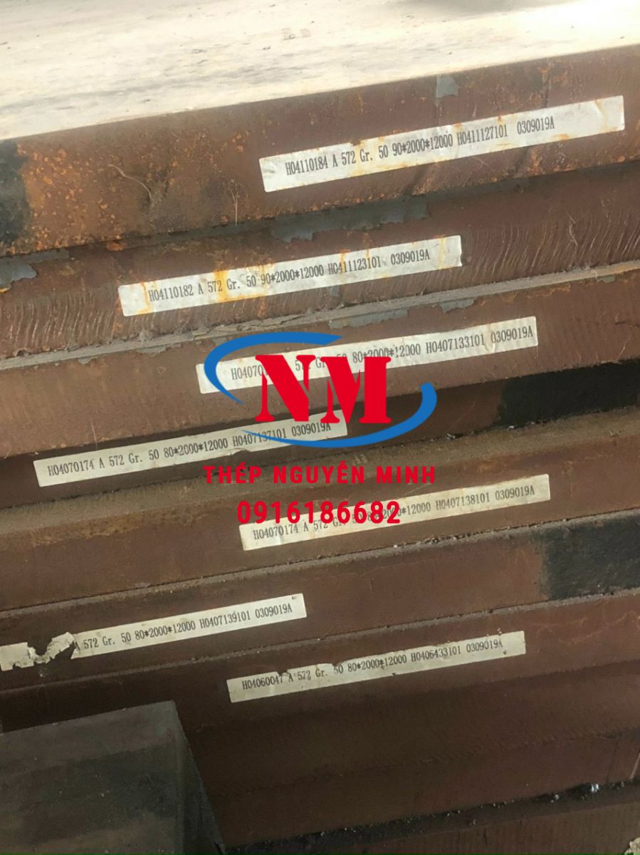 THÉP TẤM A572 GR.50 DÀY 74LY - 75LY - 76LY - 78LY - 80LY - 82LY