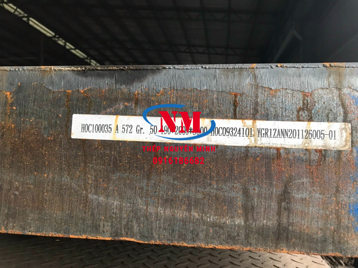 THÉP TẤM ASTM A572 GR.50 DÀY 60mm - 60ly - 60li