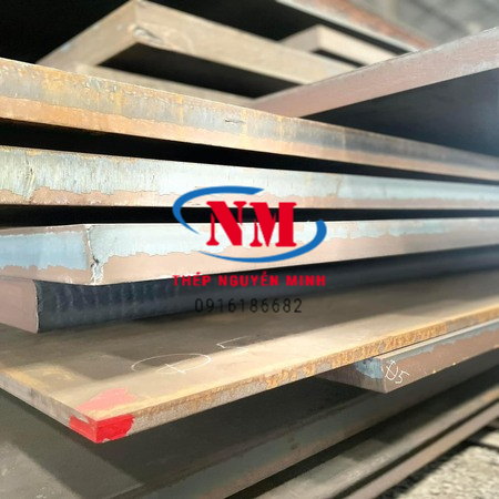 Thép tấm SS400 JIS G3101 dày 52mm - 55mm - 56mm - 58mm - 50mm